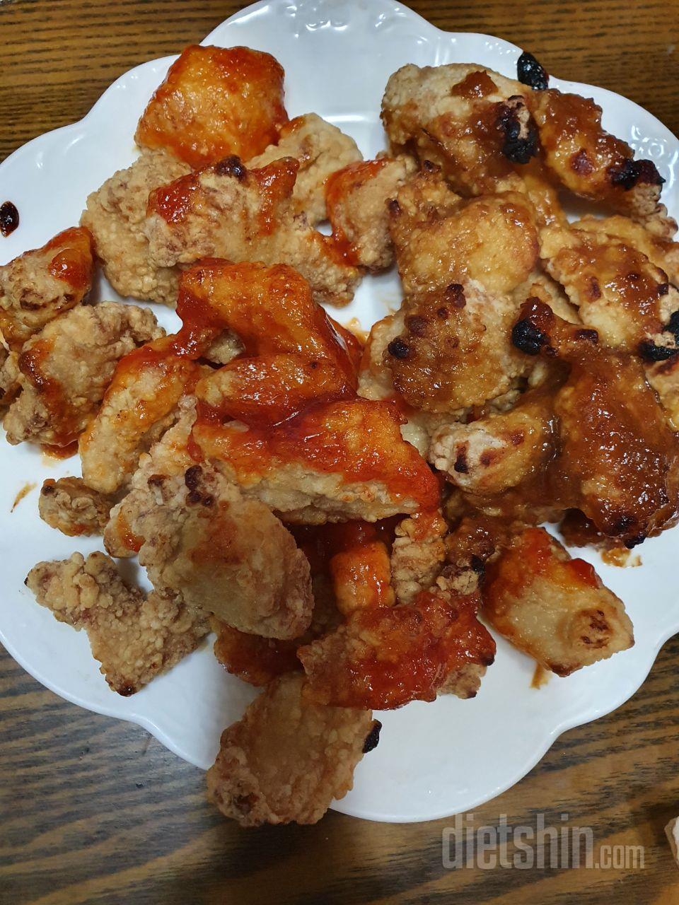 양념치킨이 맛있어서 마늘치킨도 구매했