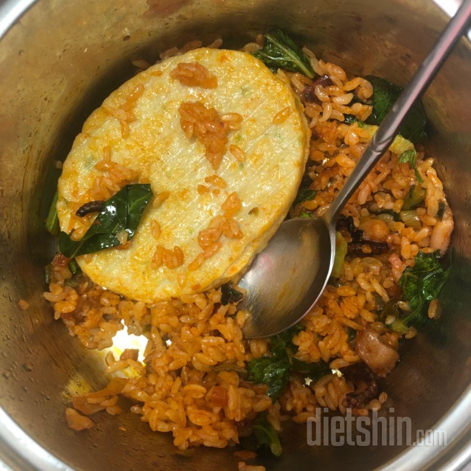 많이 익히면 약간 질겅질겅 씹어야 하