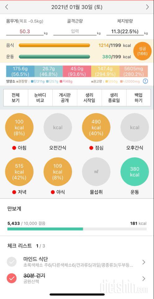 토욜 식단 운동 일욜 공체