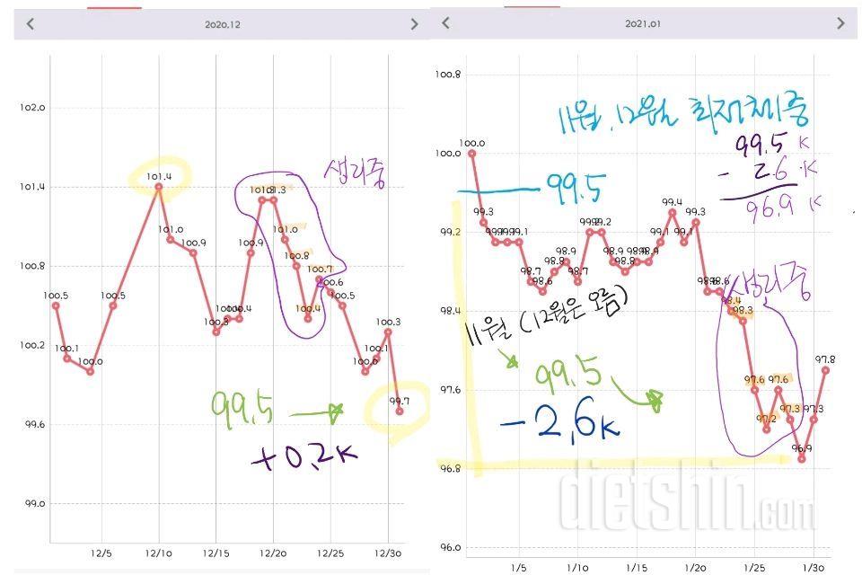 작년 8월부터 시작했어요,( 6개월 6.2k감량)운동안해요.