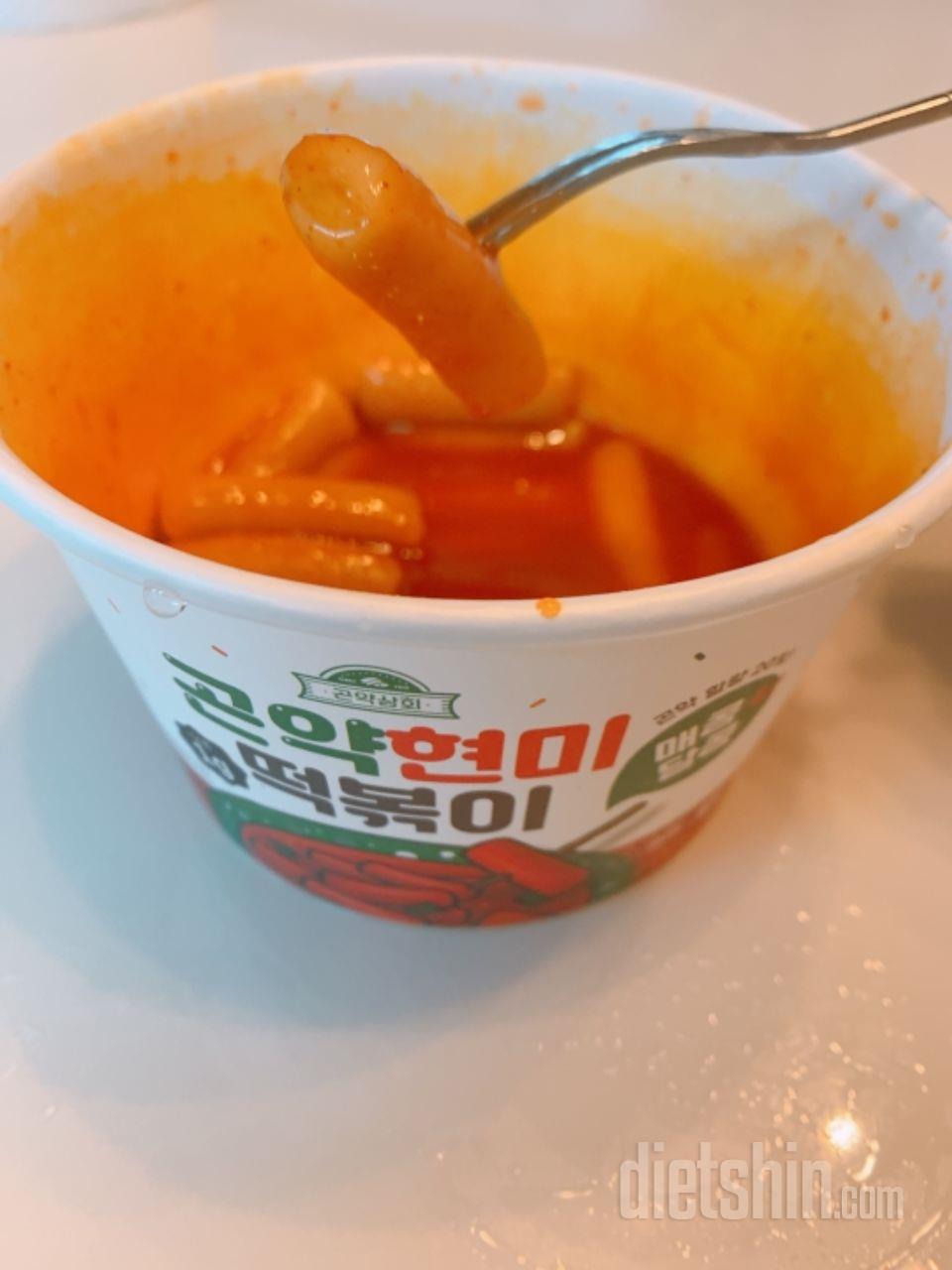 진짜 떡볶이 맛 나요! 쫄인 떡볶이