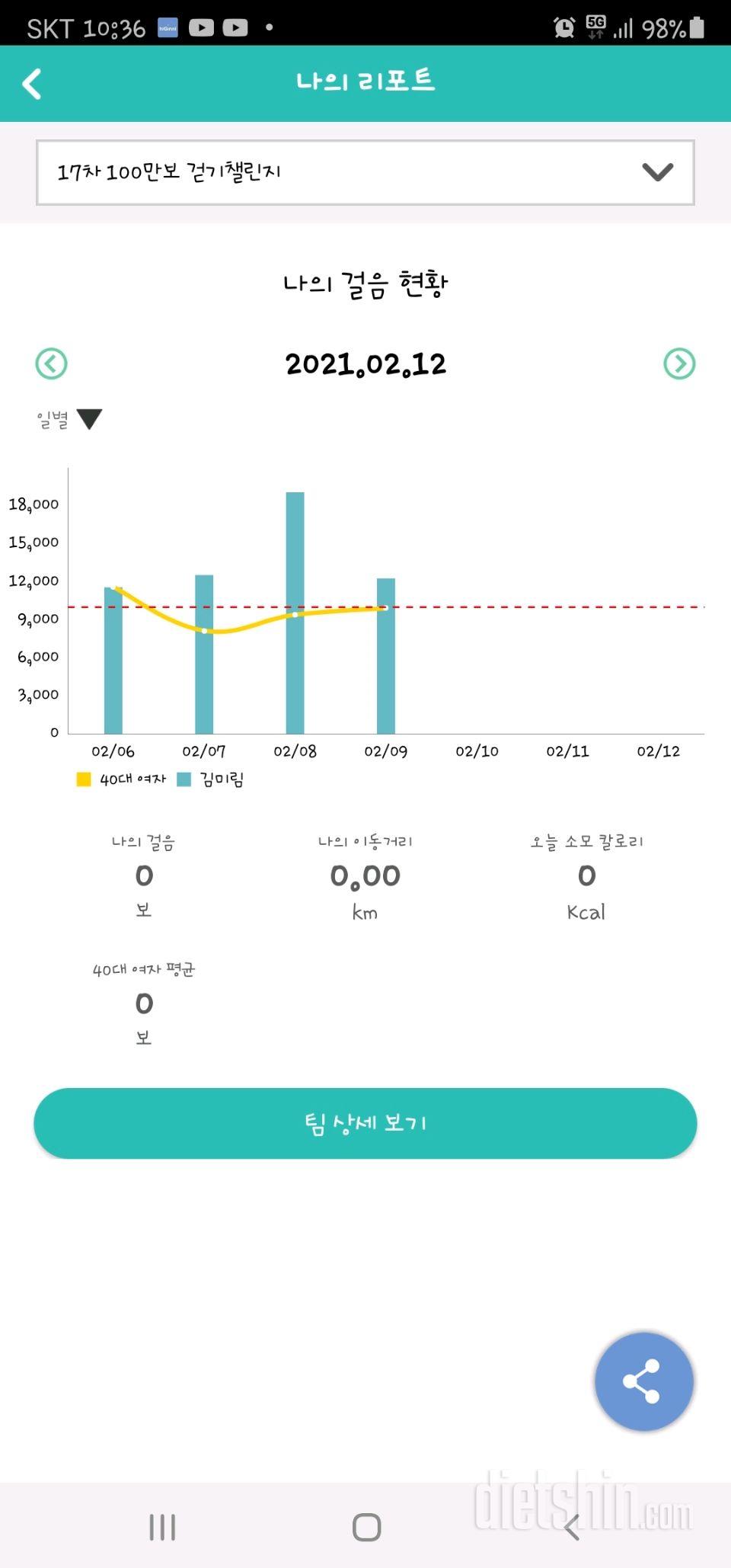 30일 만보 걷기 993일차 성공!