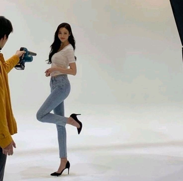 (1탄)👖👖연예인 흰티에 청바지 모음👖👖