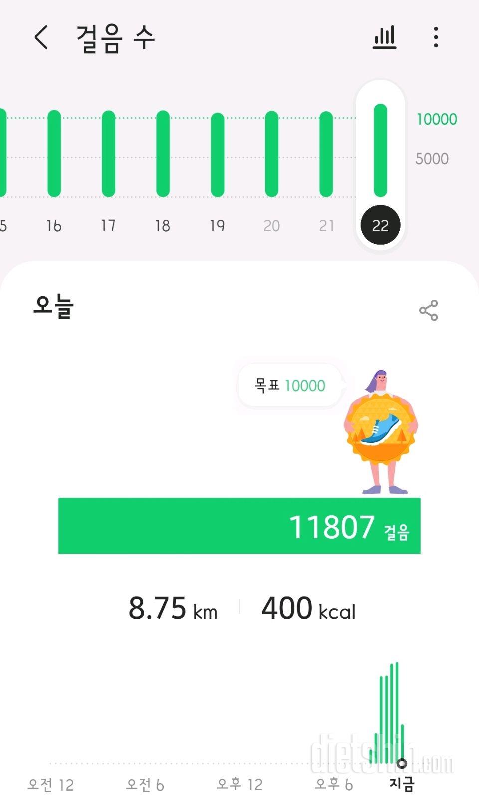 30일 만보 걷기 12일차 성공!