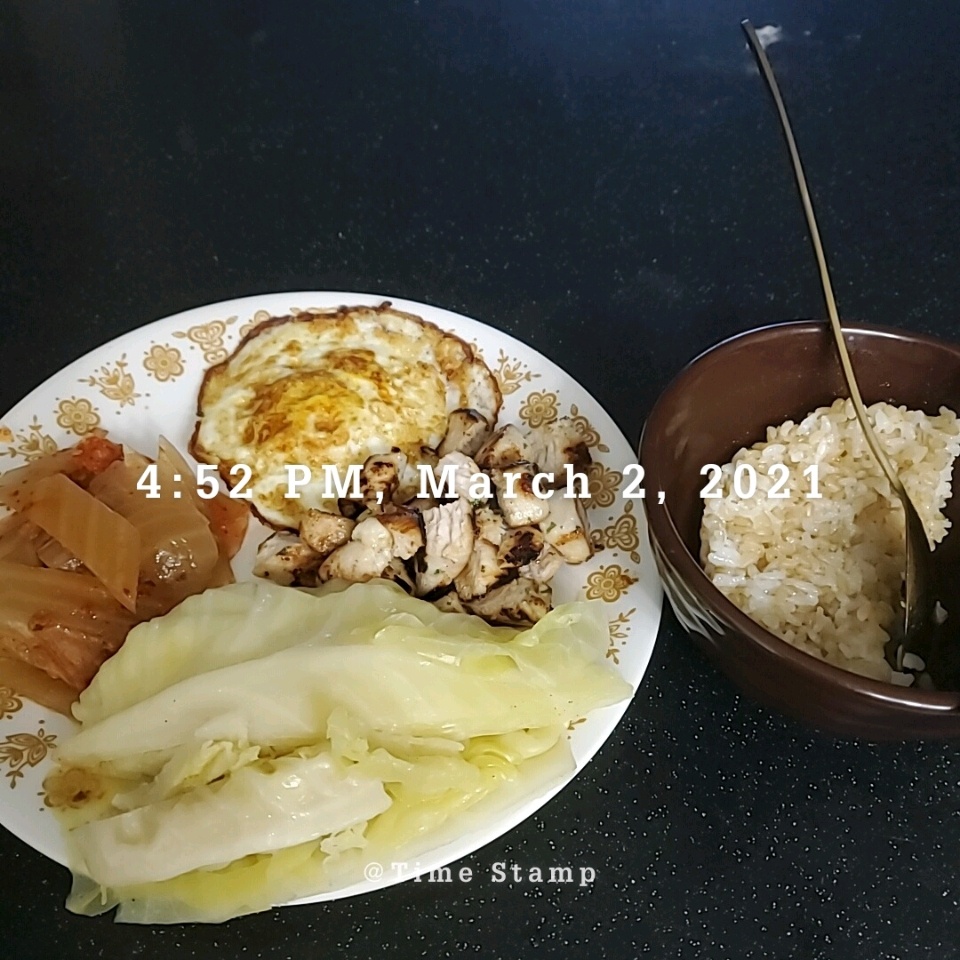 03월 02일( 점심식사 383kcal)