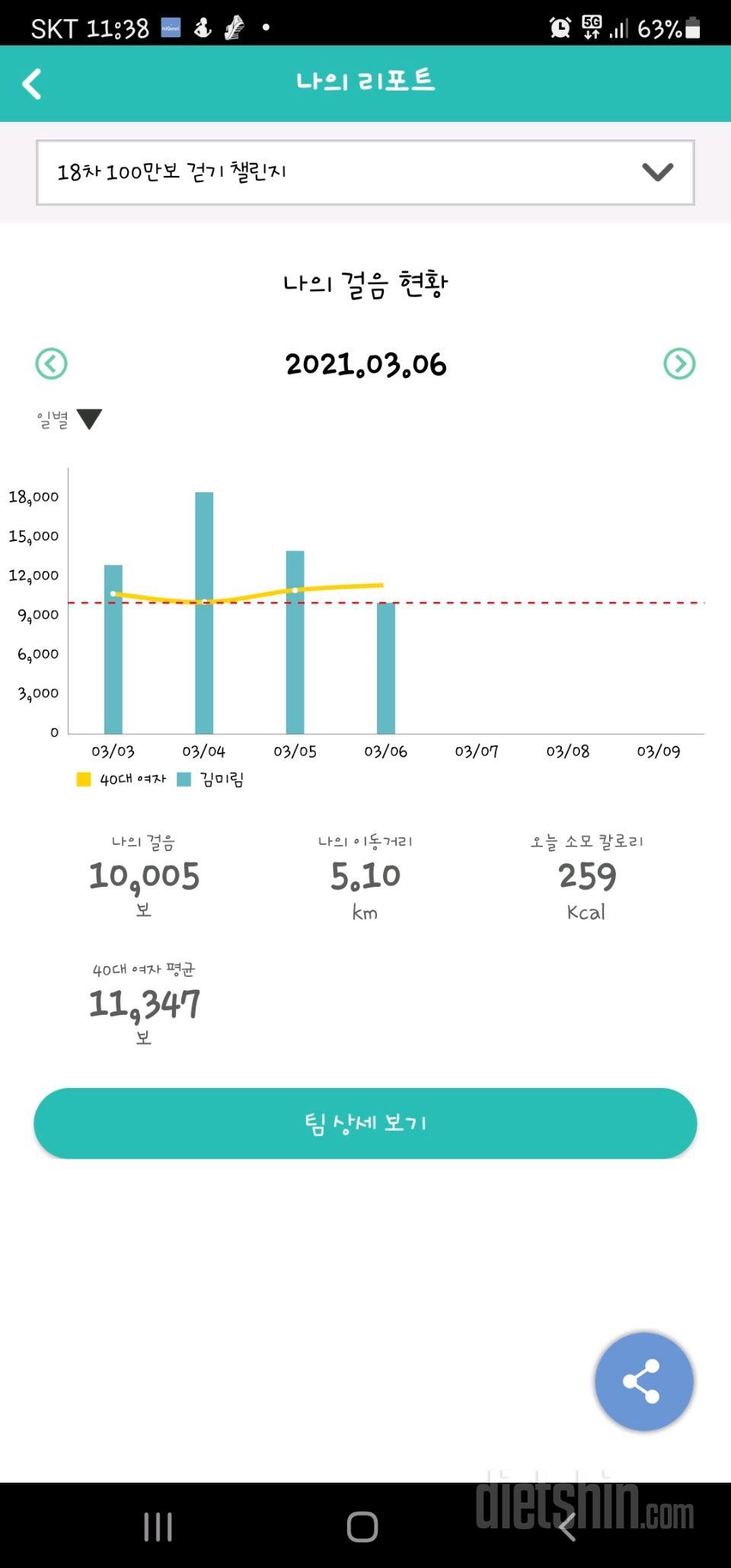 30일 만보 걷기 1010일차 성공!