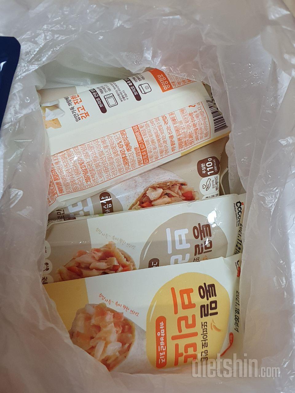 통밀또띠아한번구매해봤어요~~배송참빠르