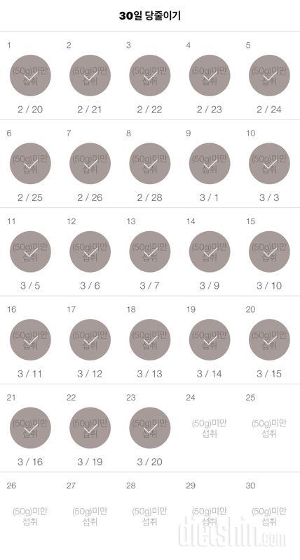 30일 당줄이기 83일차 성공!