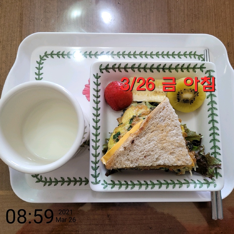 03월 26일( 아침식사 35kcal)