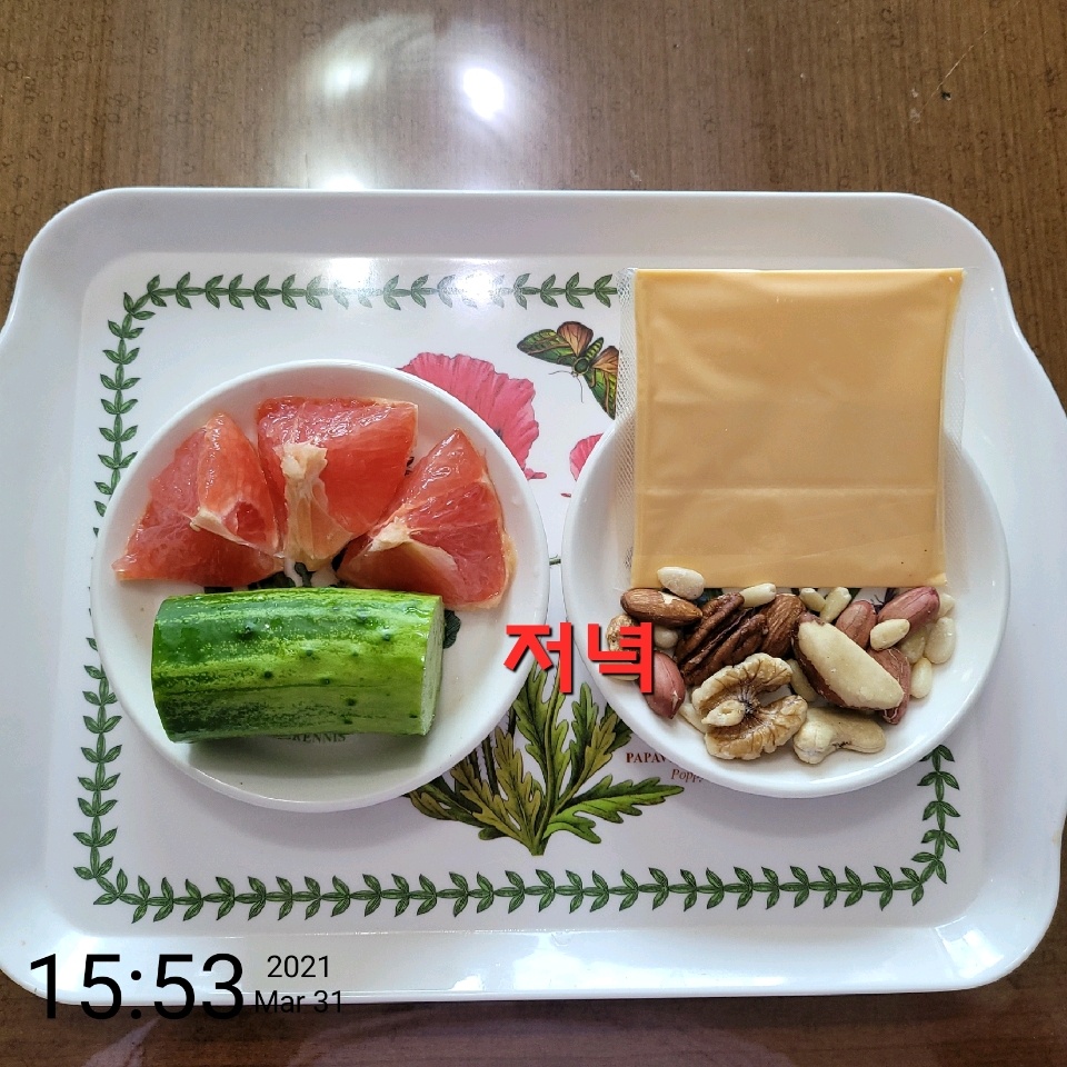 03월 31일( 저녁식사 112kcal)