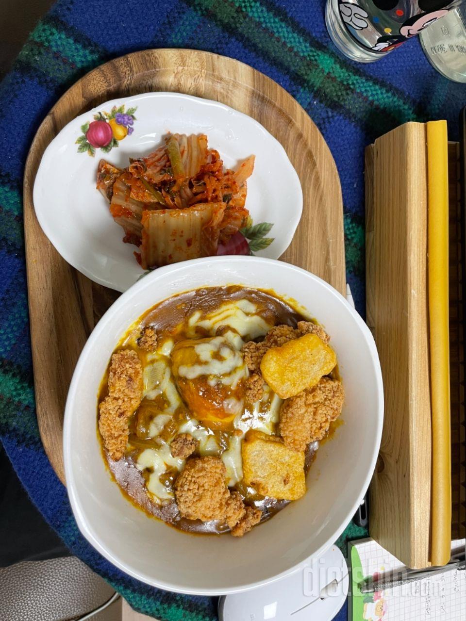 완전 바삭바삭해여! 카레 먹을때 가라