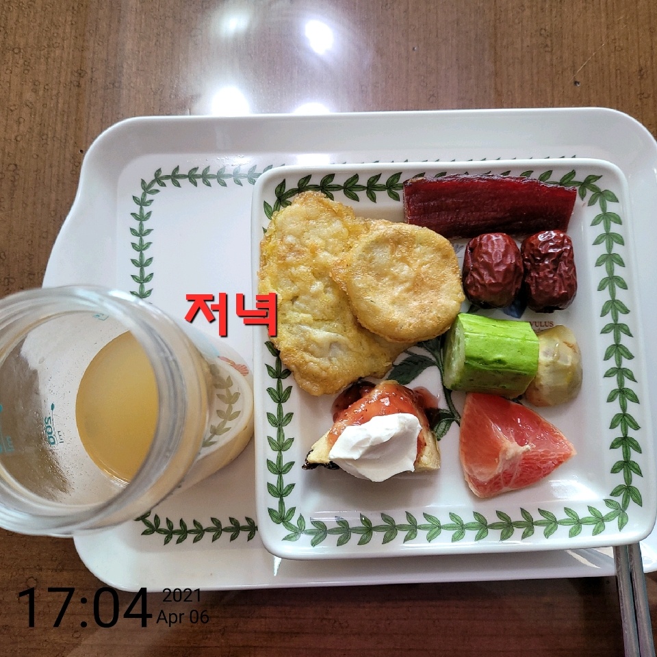 04월 06일( 저녁식사 108kcal)