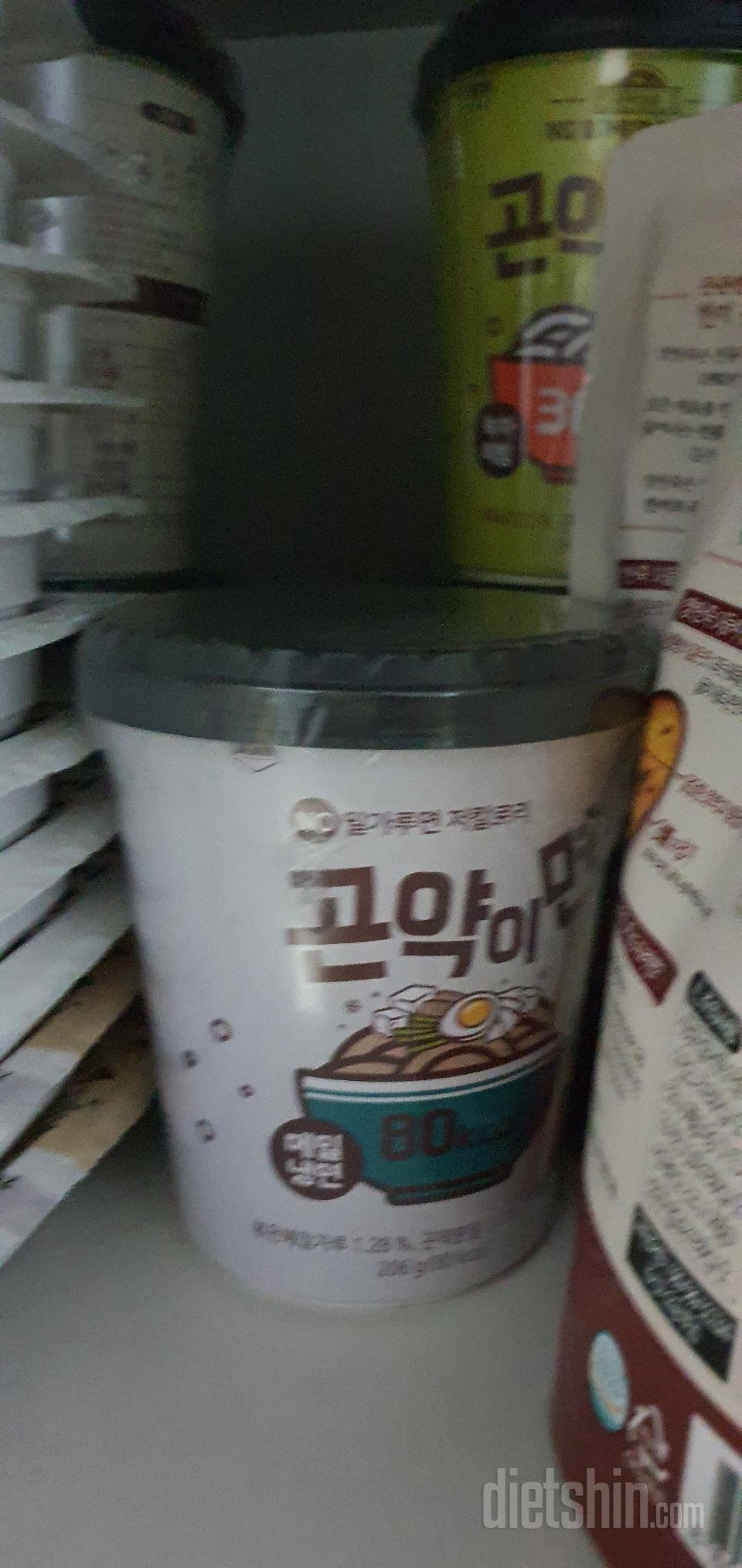 곤약면이 생소하긴하지만 먹을만해요