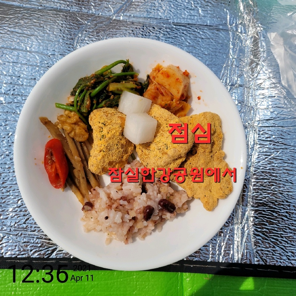 04월 11일( 점심식사 118kcal)