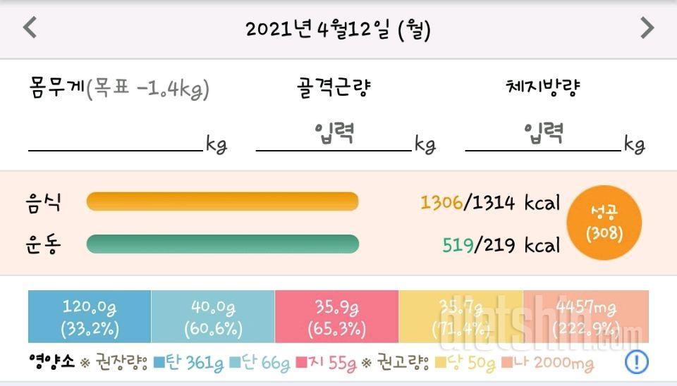 30일 당줄이기 65일차 성공!