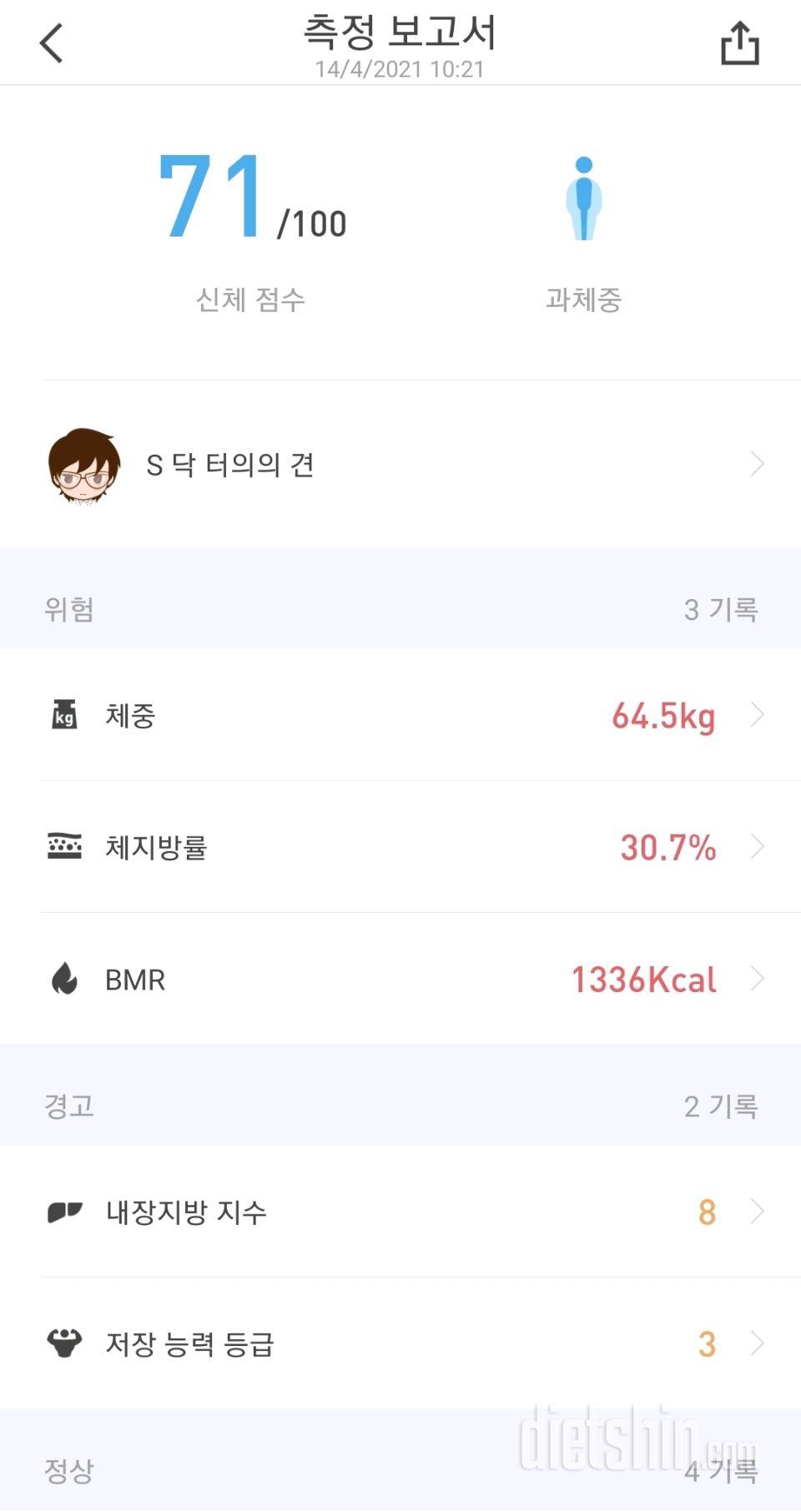 4월14일 수 공체 및 전날 일기