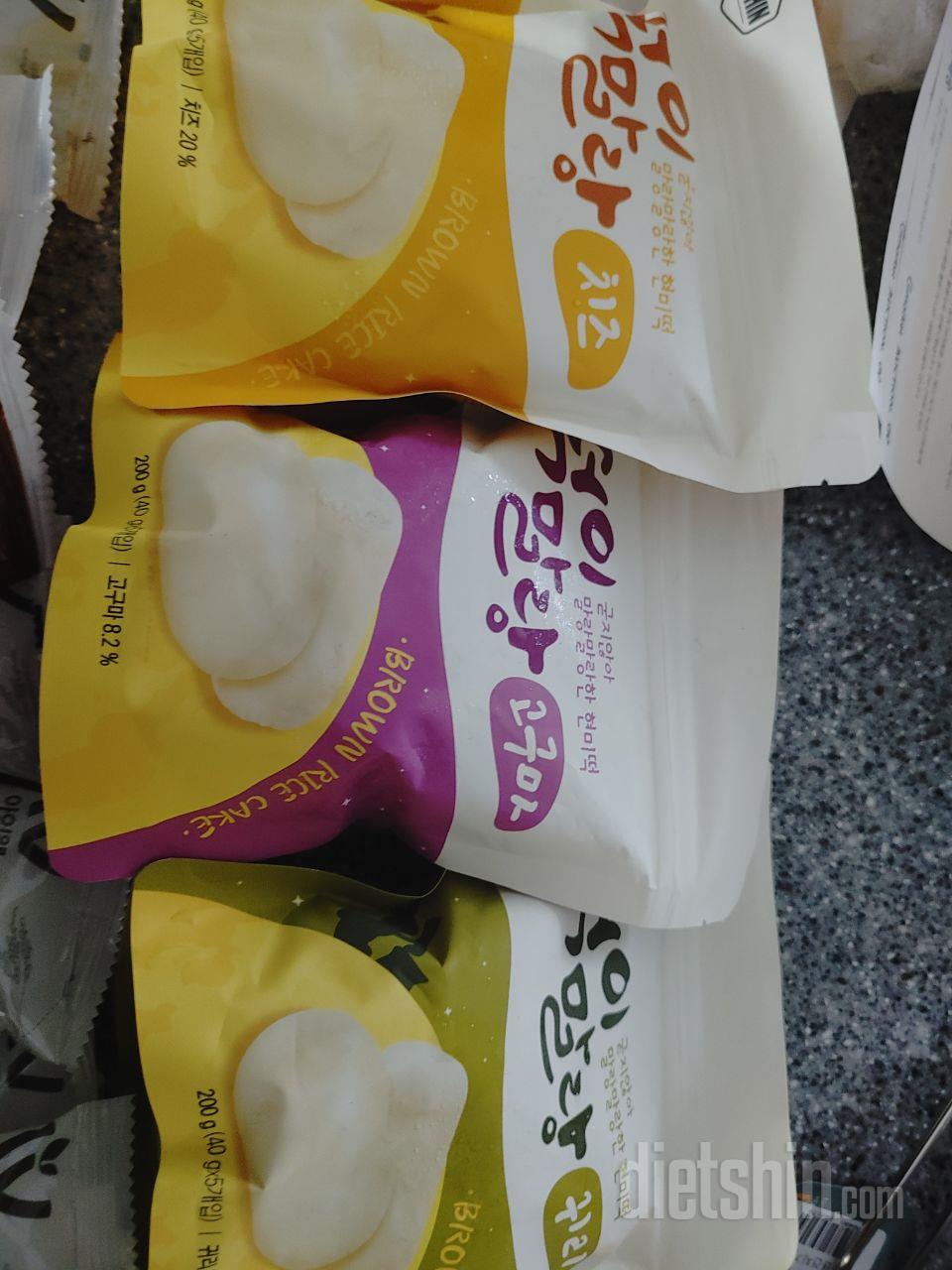 쫀득쫀득 맛있어요. 다이너트 간식으로