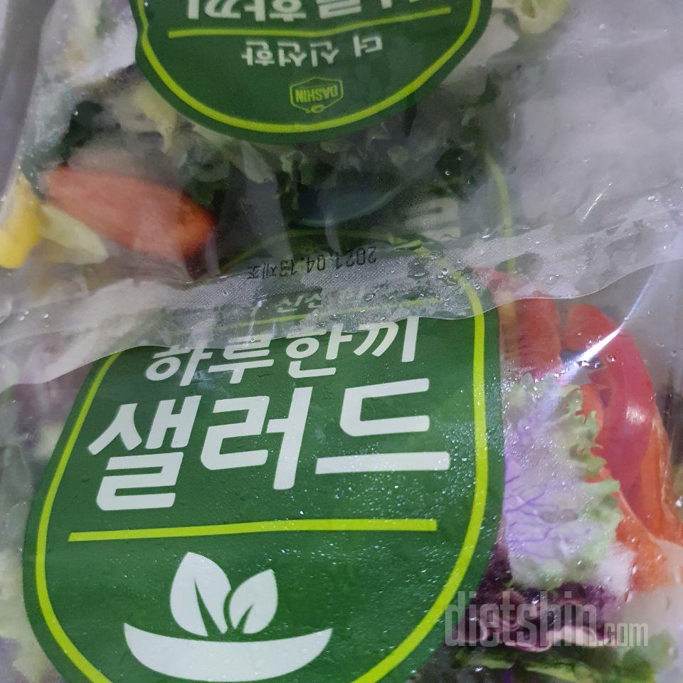 샐러드 정기배송하다 아이스팩이 녹은상