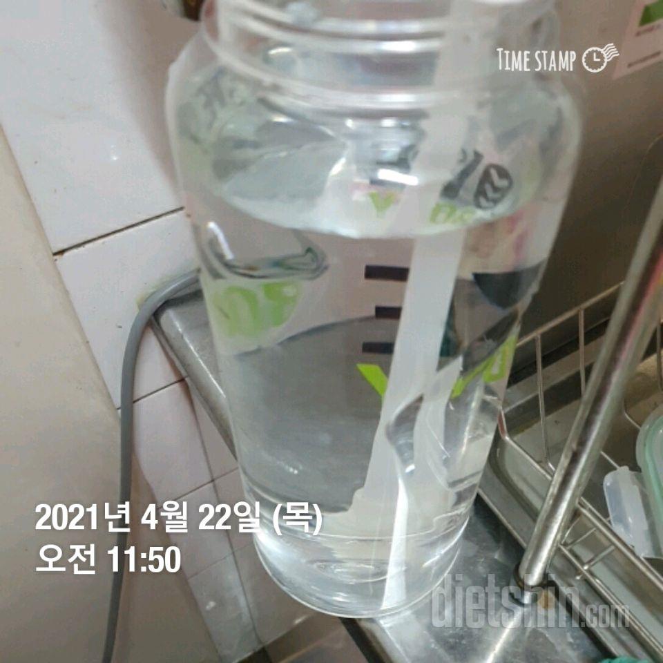 30일 하루 2L 물마시기 6일차 성공!