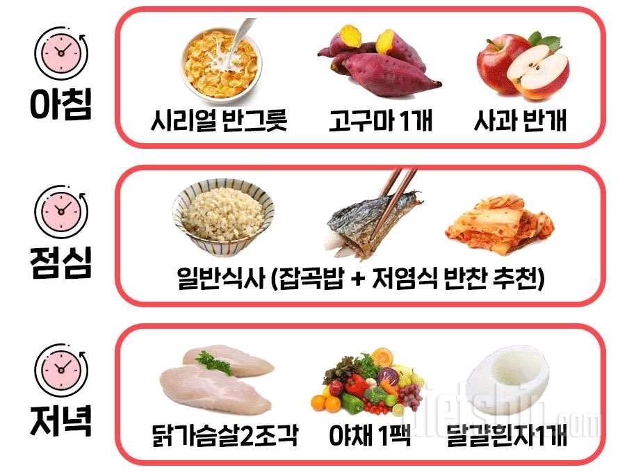 건강한 다이어트 식단 1탄