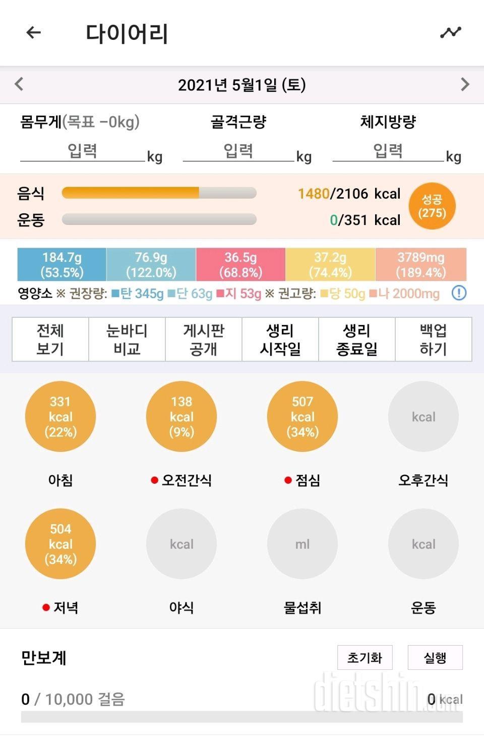 5월 1일 토요일