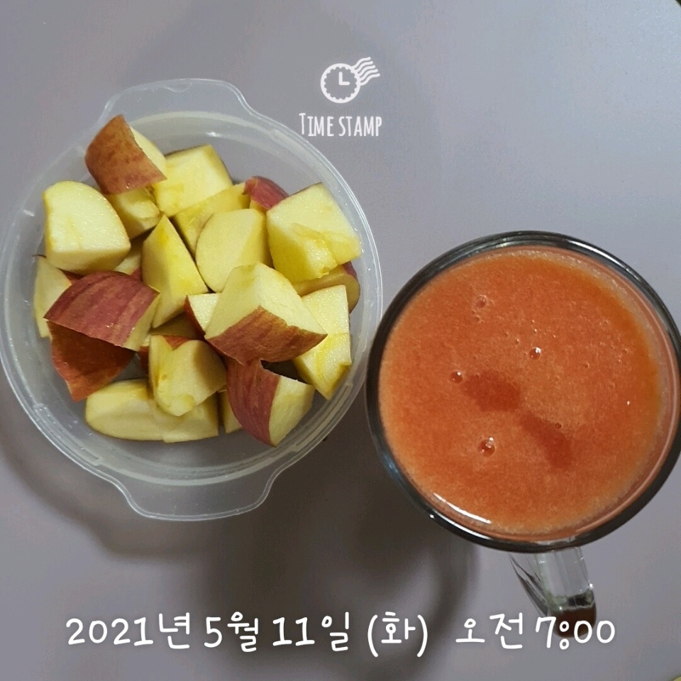 05월 11일( 아침식사 151kcal)