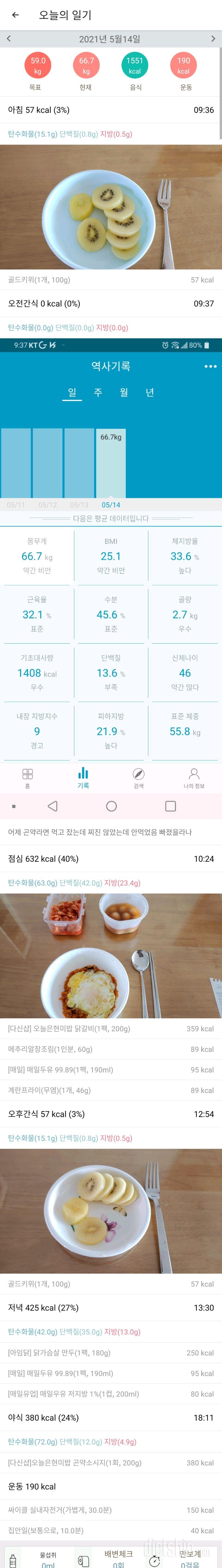 5월14일 식사운동