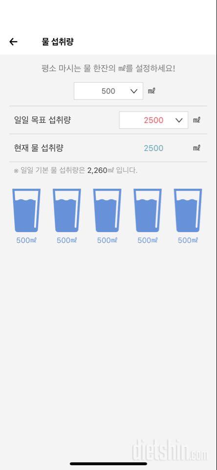 30일 하루 2L 물마시기 3일차 성공!