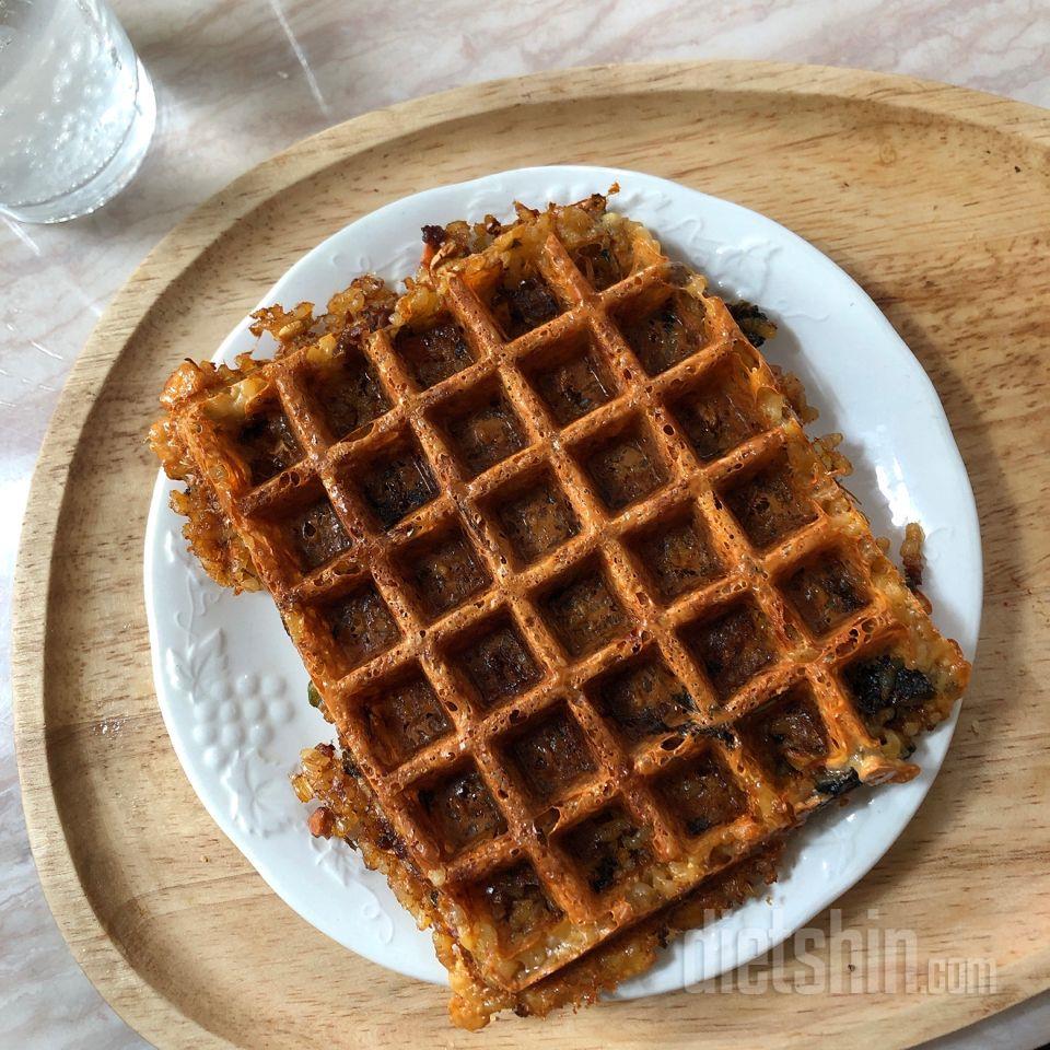 와플메이커에 해먹었는데 맛있네요