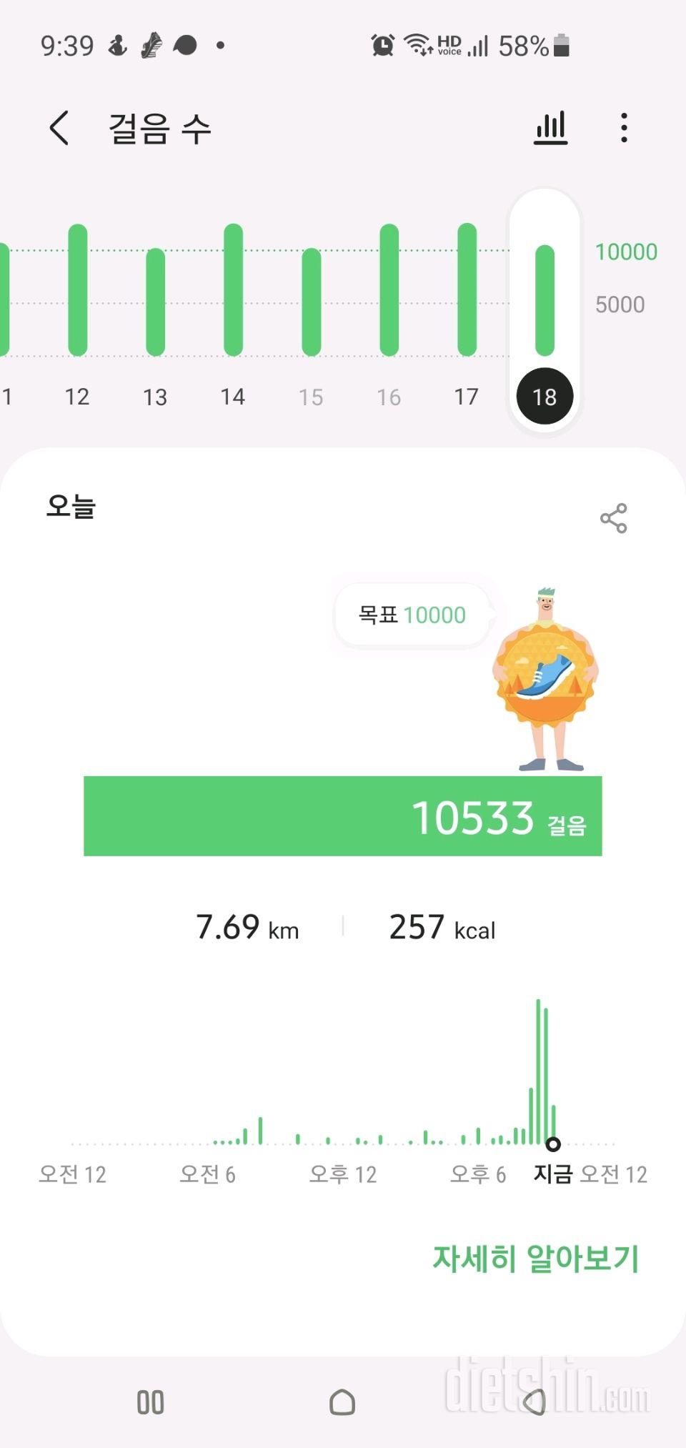 30일 만보 걷기 33일차 성공!