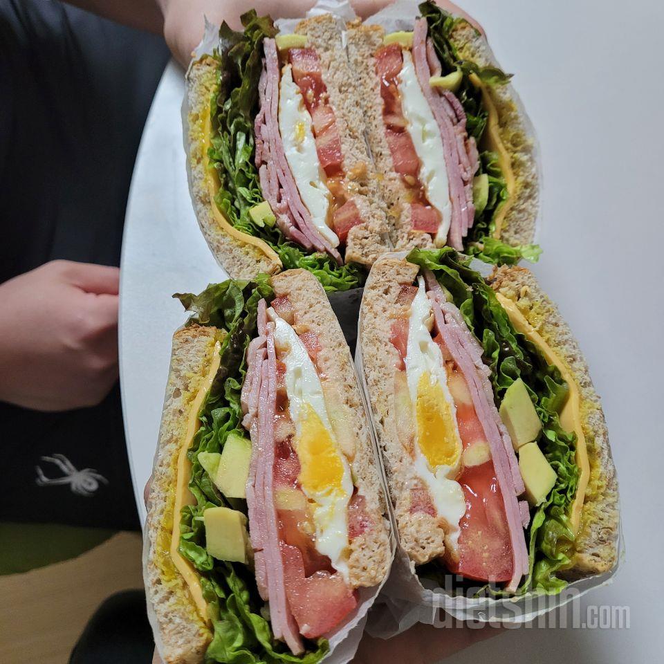 샌드위치 만들어먹었는데 너무맛있어여