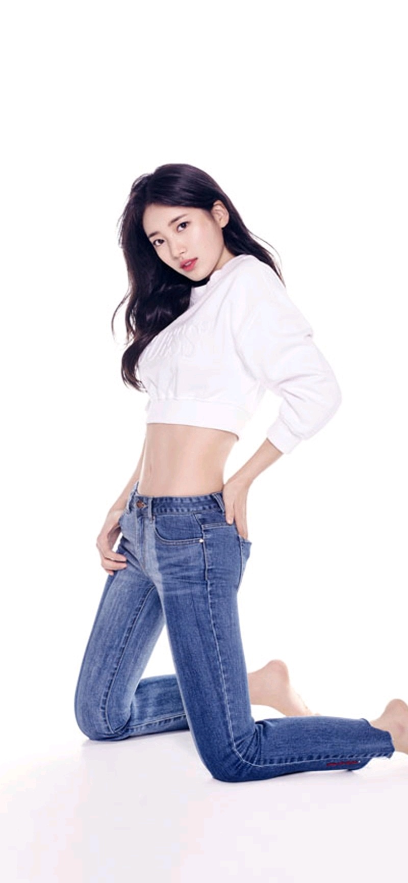 얇은 허리.....