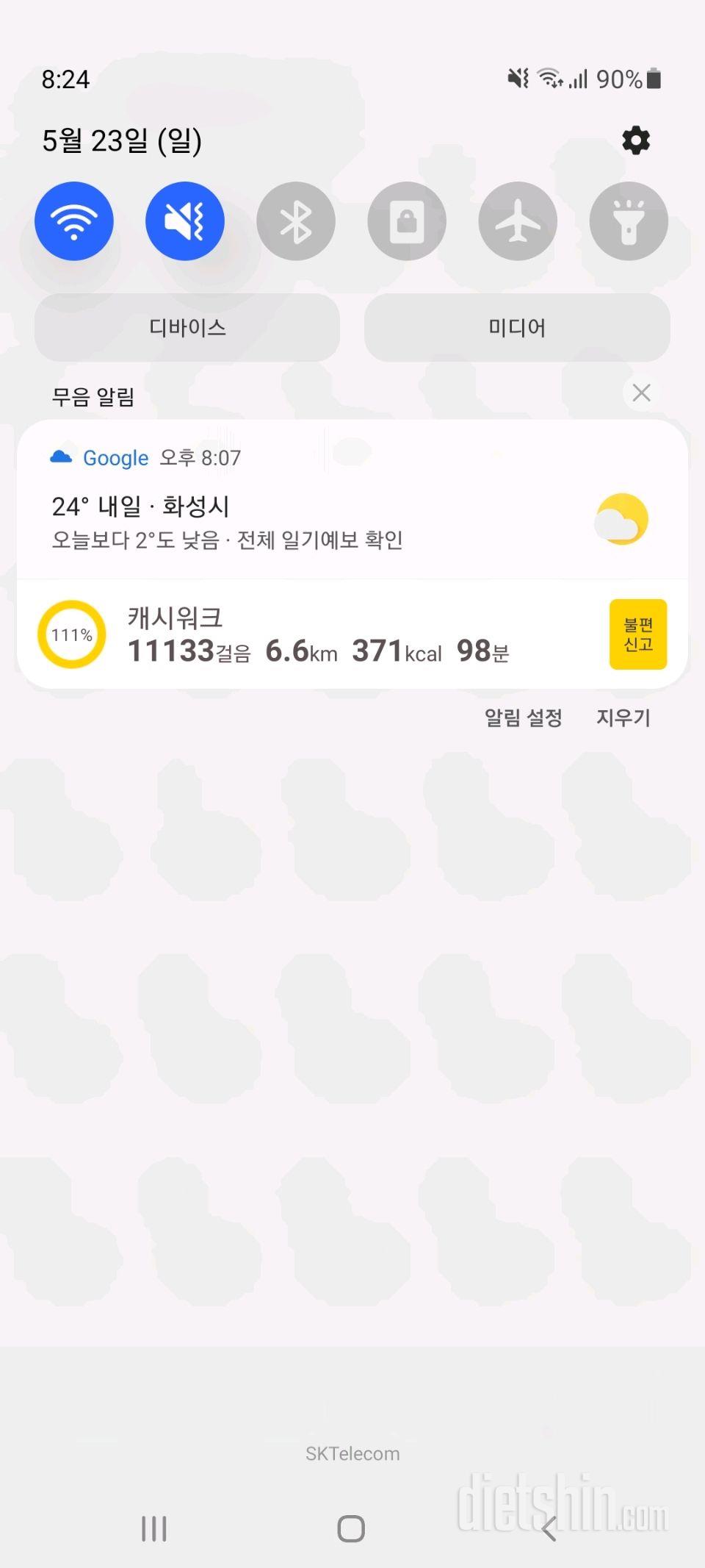 30일 만보 걷기 62일차 성공!