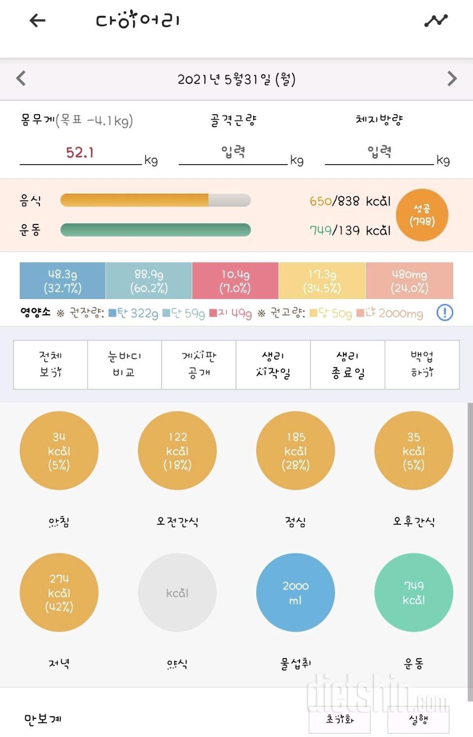 30일 하루 2L 물마시기 14일차 성공!