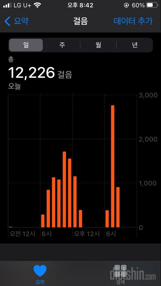 30일 만보 걷기 2일차 성공!