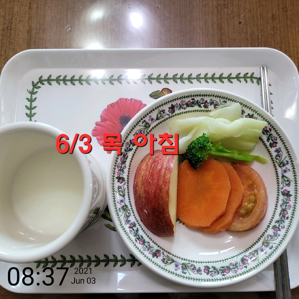 06월 03일( 아침식사 76kcal)