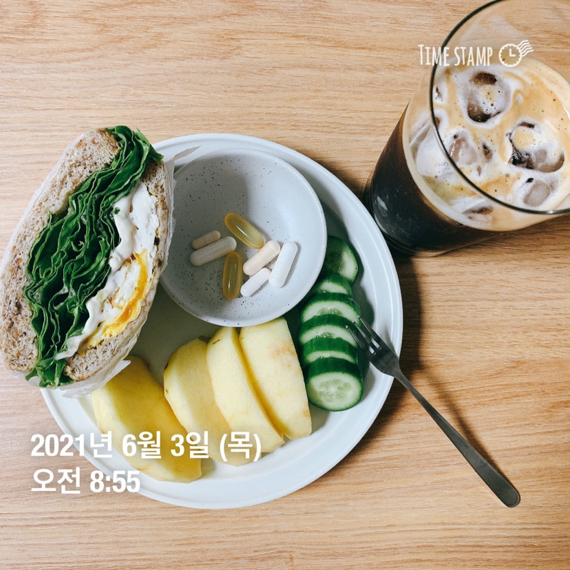 06월 03일(아침 365kcal)