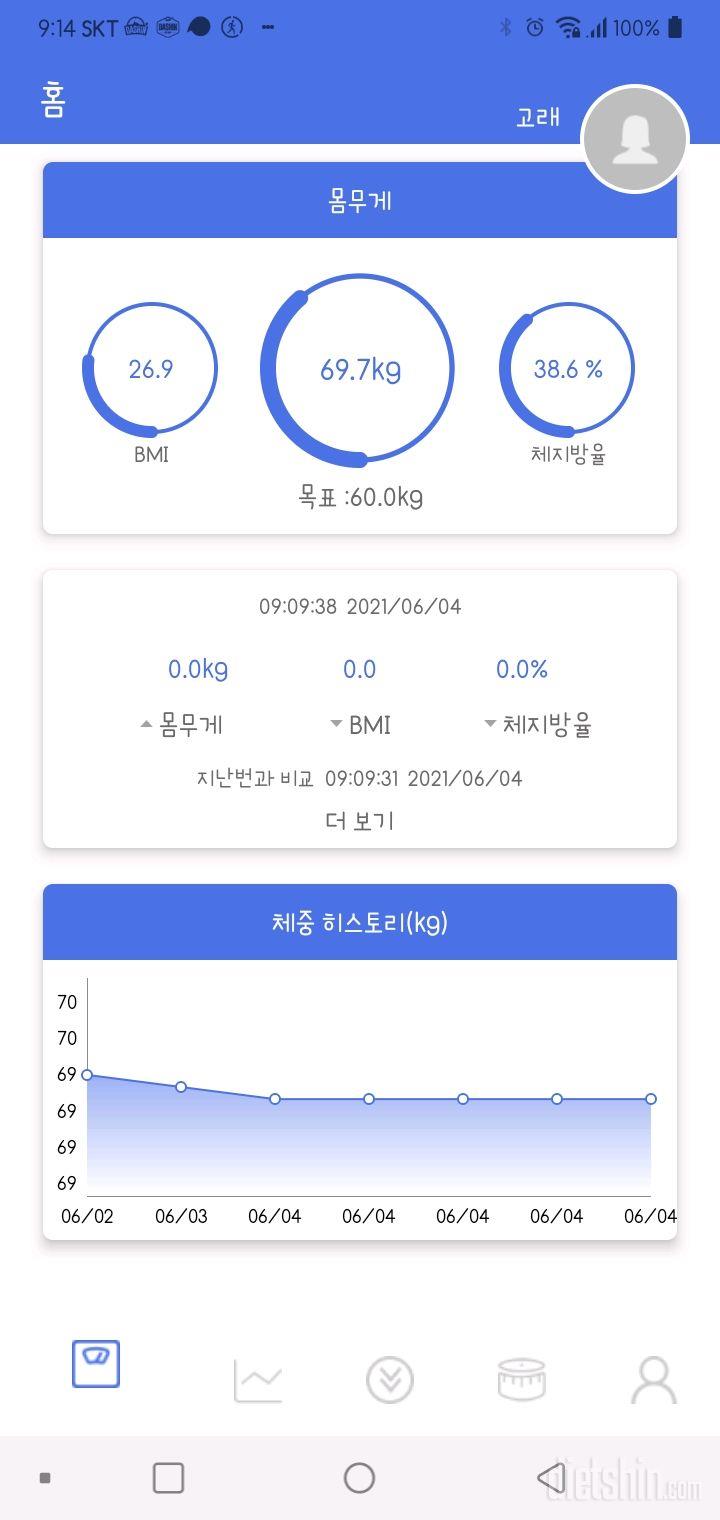 6.4 공체. 어제 식단