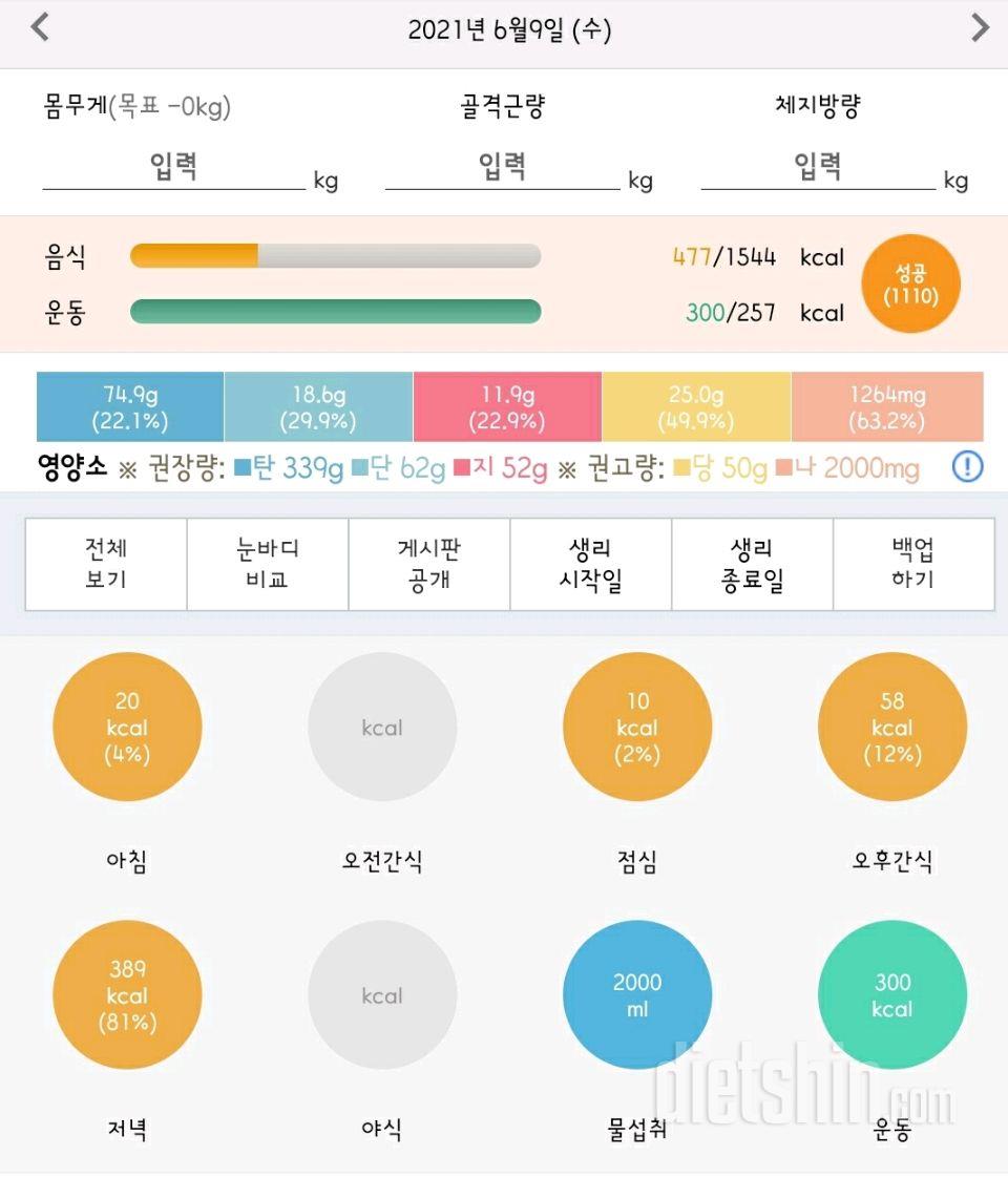 30일 하루 2L 물마시기 71일차 성공!