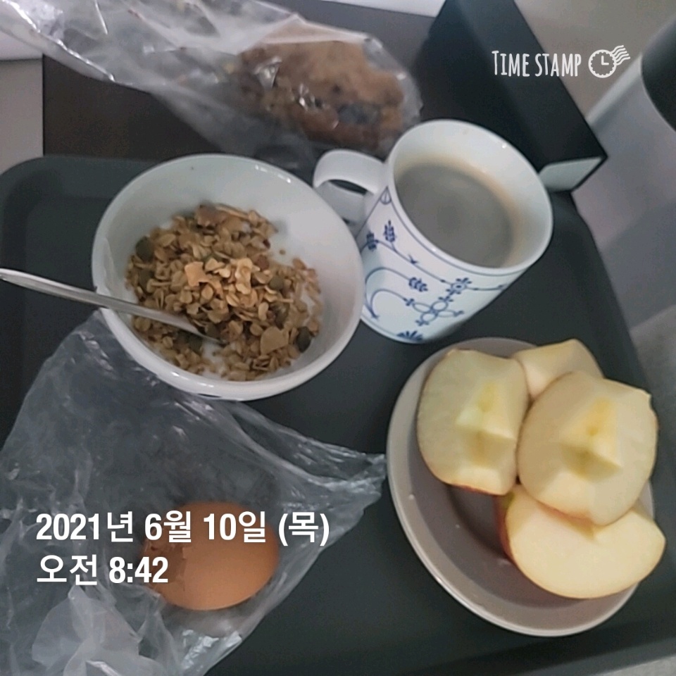 06월 10일( 아침식사 358kcal)