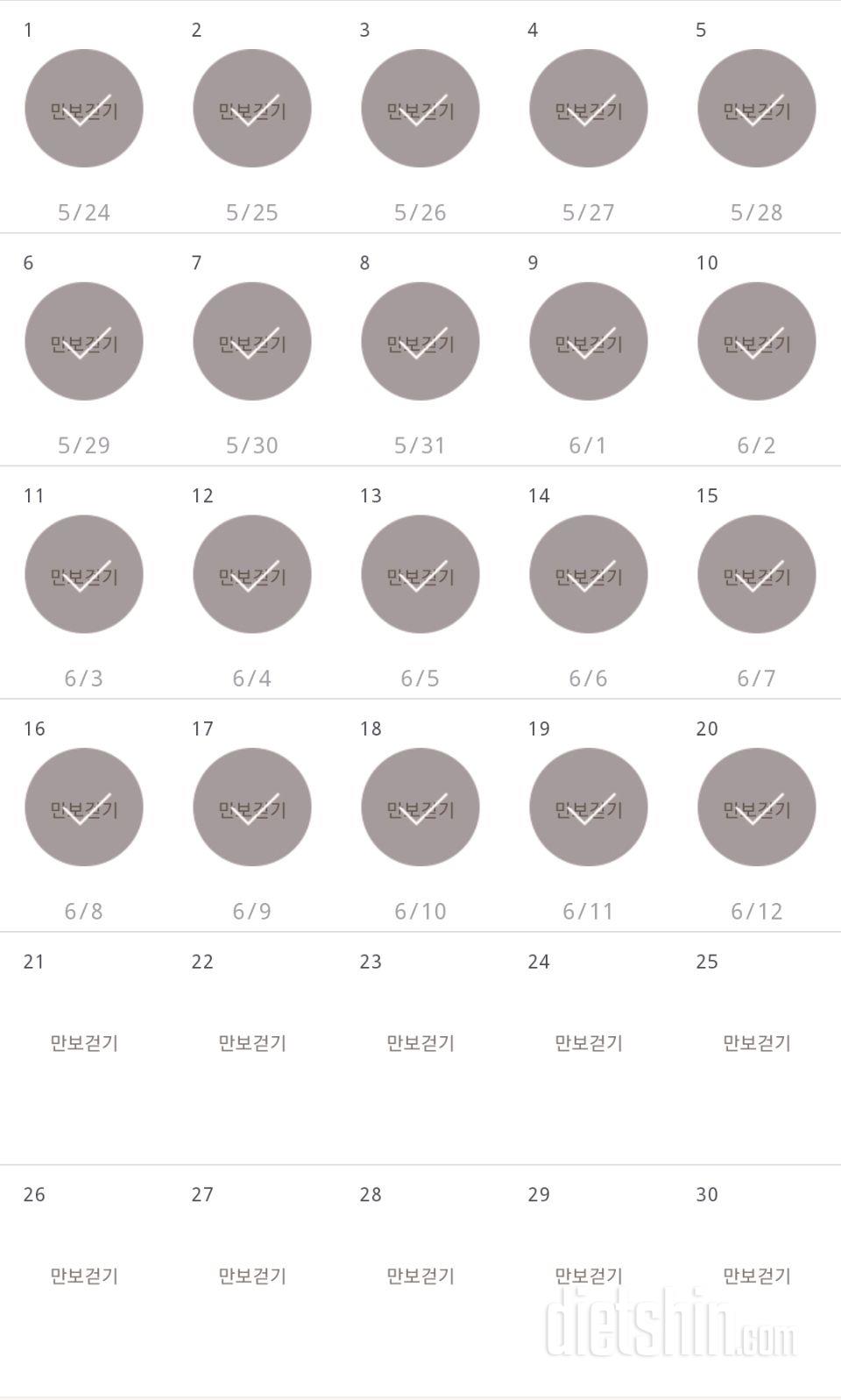 30일 만보 걷기 1100일차 성공!