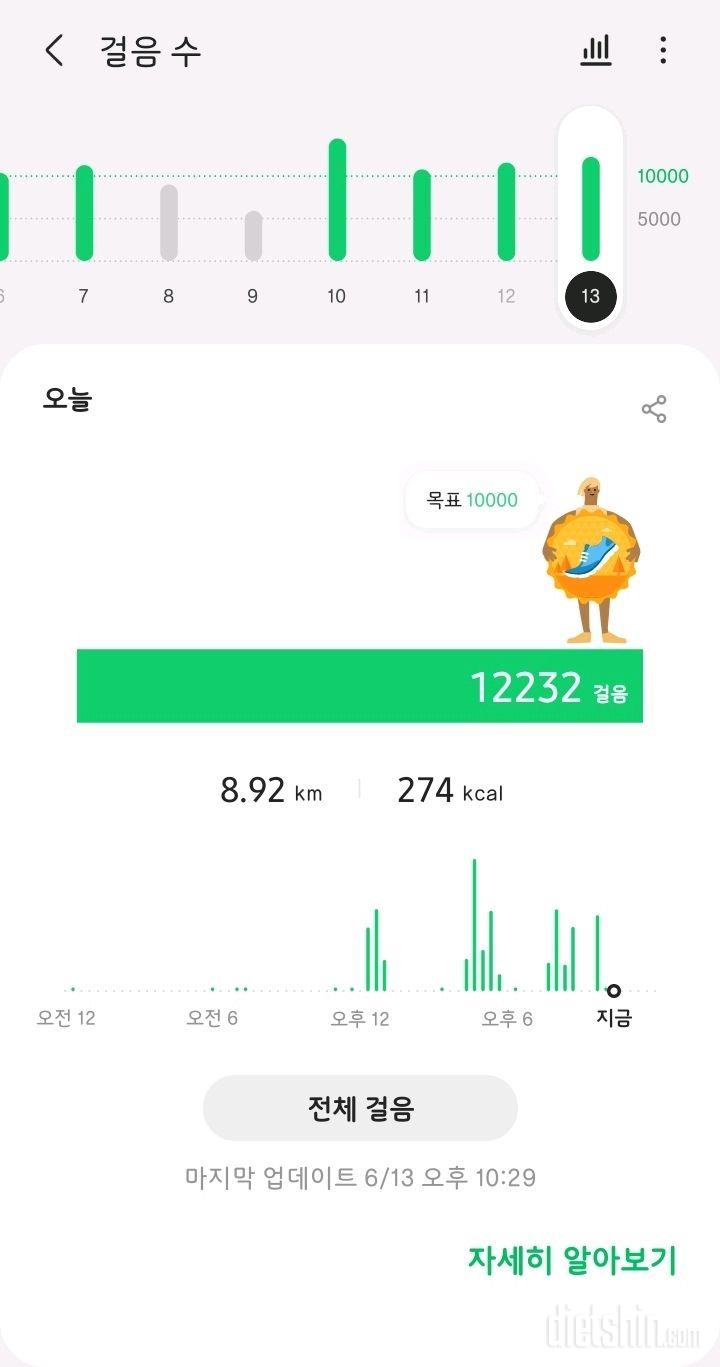 30일 만보 걷기 33일차 성공!