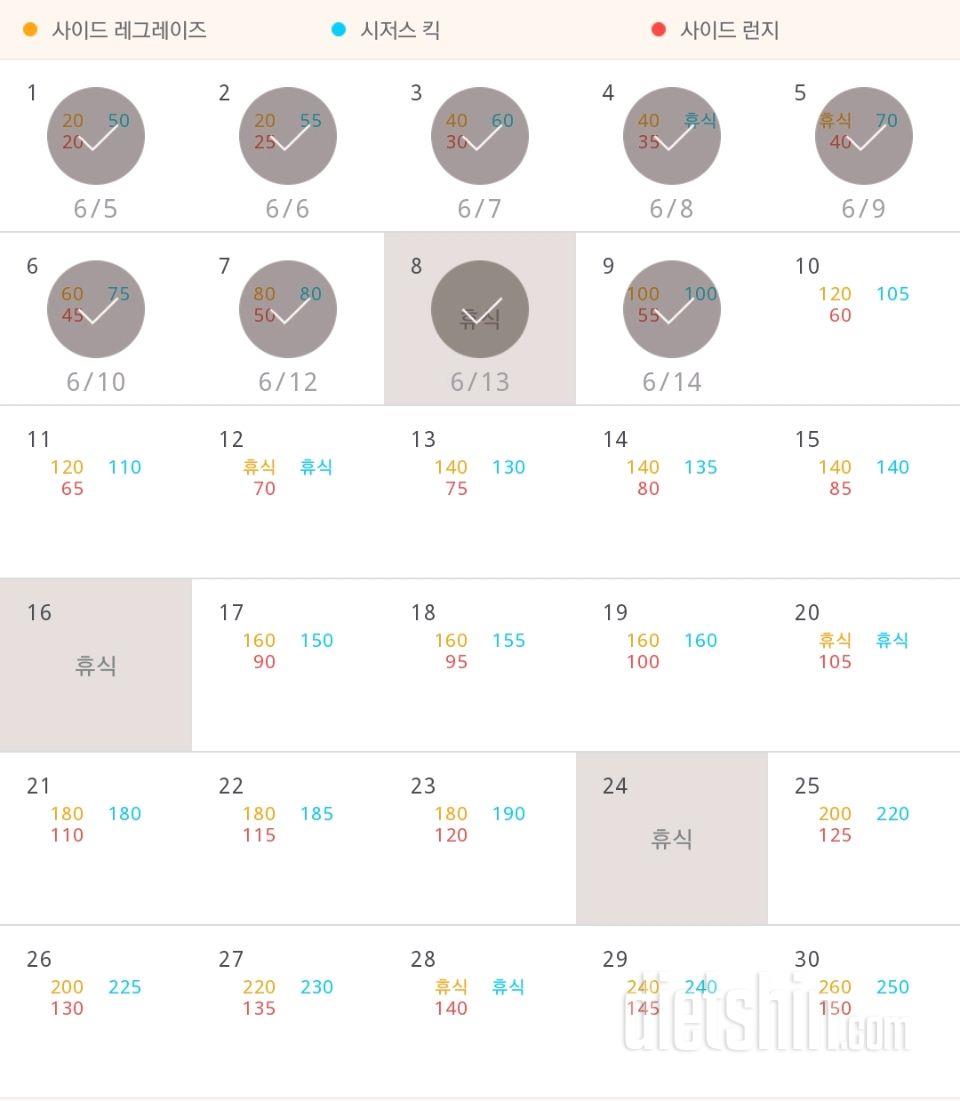 30일 탄탄한 허벅지 99일차 성공!