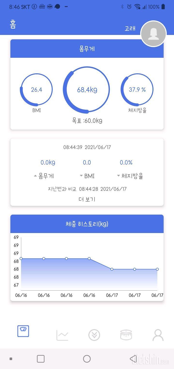 6.17 공체. 어제 식단