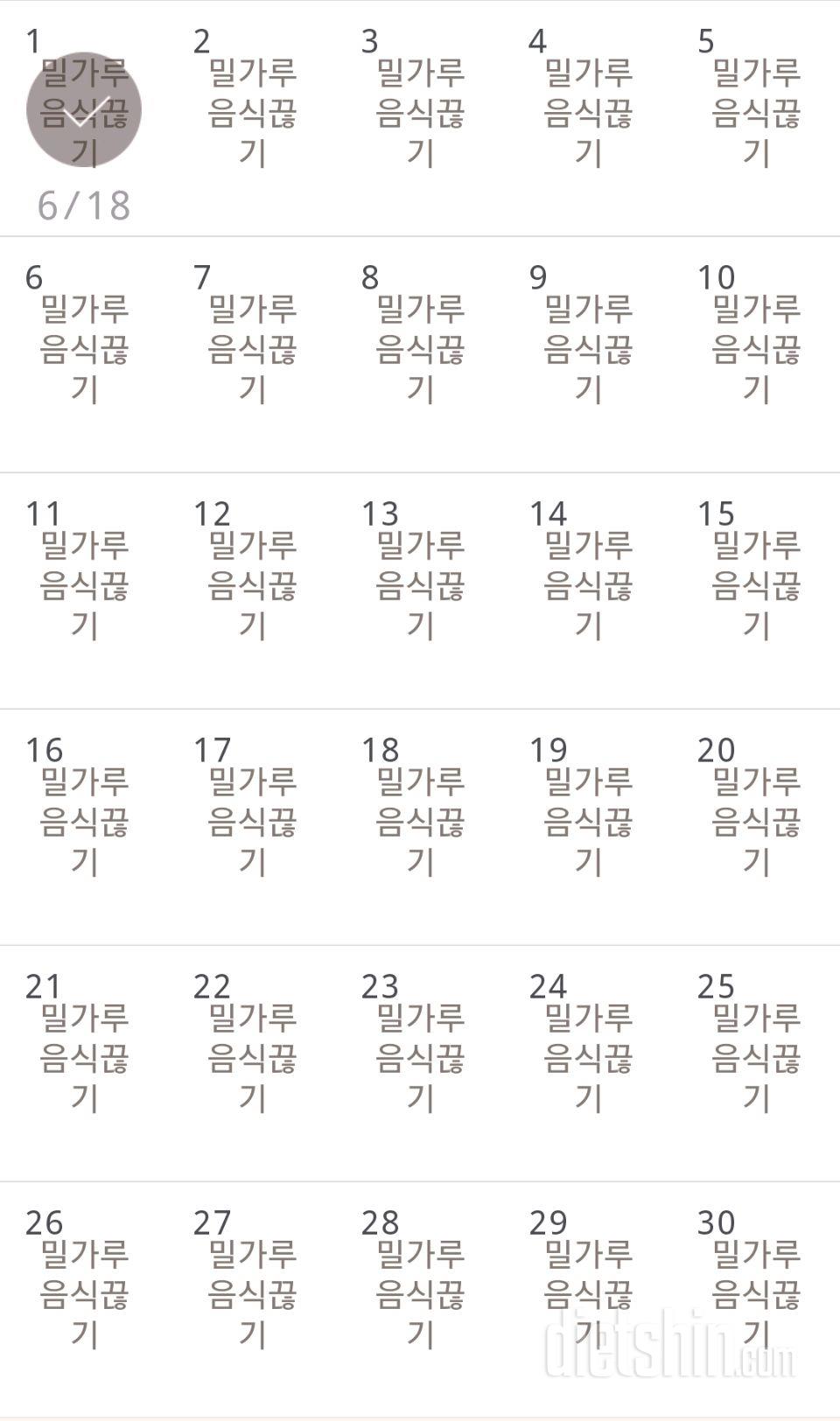 30일 밀가루 끊기 1일차 실패