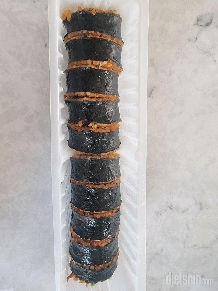 아침 비건김밥 331칼로리