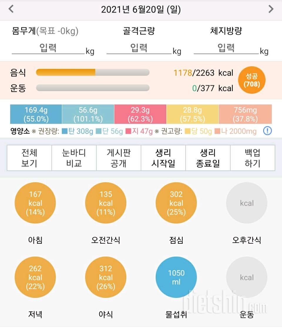 30일 당줄이기 21일차 성공!