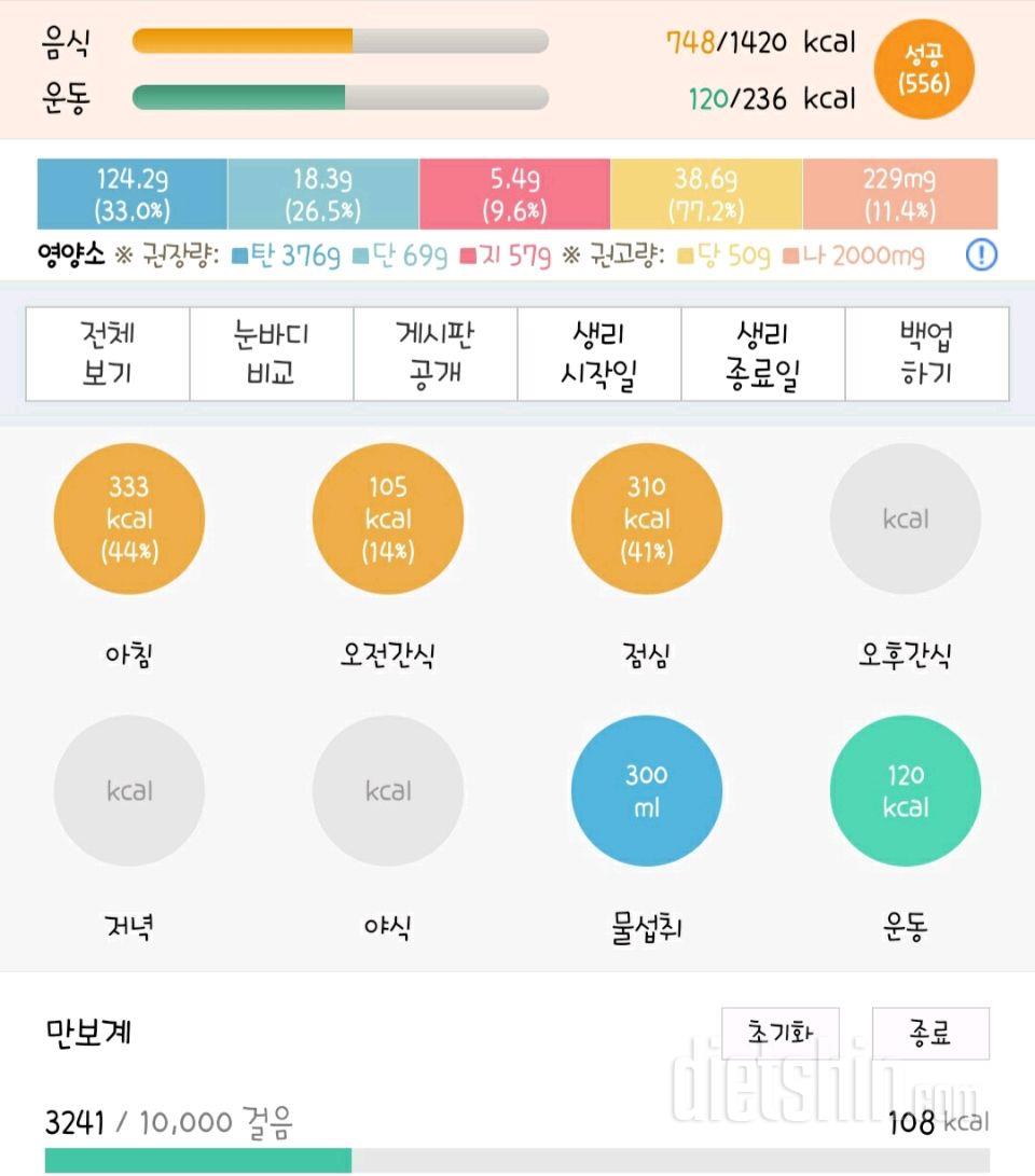 30일 야식끊기 4일차 성공!