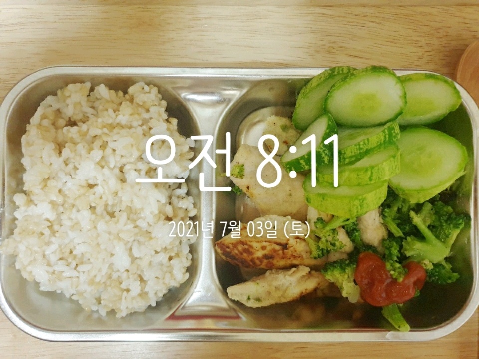 07월 03일( 아침식사 391kcal)