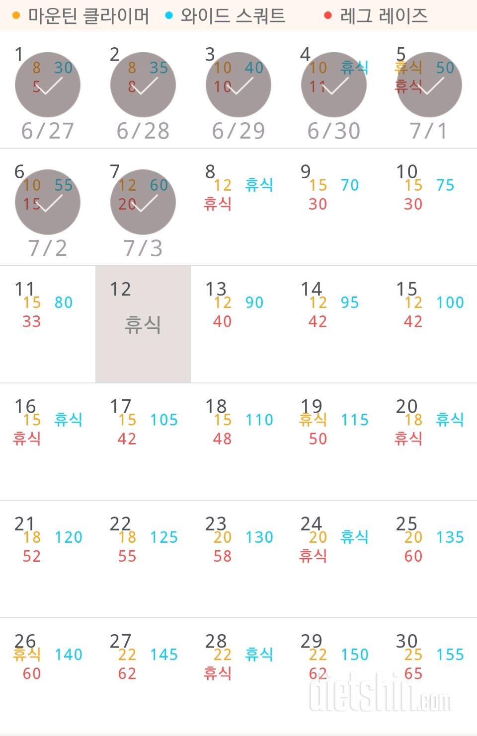 30일 체지방 줄이기 97일차 성공!